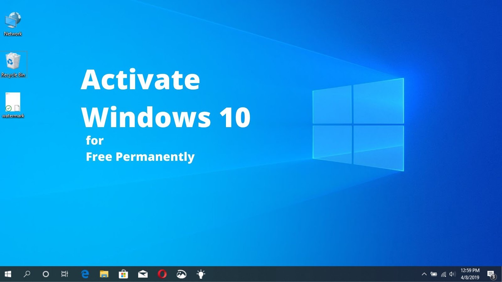 Menghilangkan Activate Windows 10